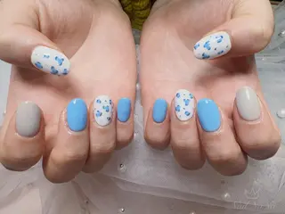ショート カラー ネイル Nail NaNaのネイルデザイン