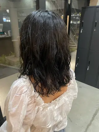 ミディアム la fith hinaのヘアスタイル