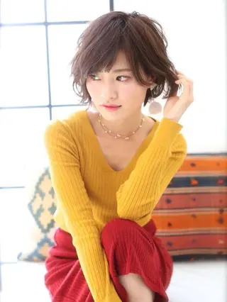 ショート 🌟モテ髪ショート 🌟店長　津賀涼のヘアスタイル