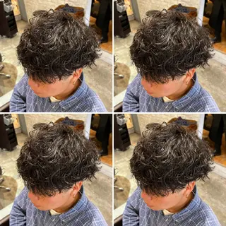 パーマ メンズ メンズパーマ特化 店長望月謙二郎のヘアスタイル