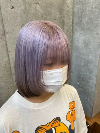 ミディアム カラー ✨️艶ハイトーン特化 ✨️佐藤望のヘアスタイル