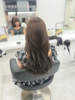ロング カラー 🥂上品ワンホンヘア 🥂nozomiのヘアスタイル