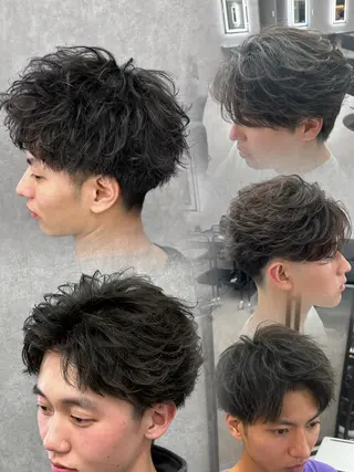 ショート カラー パーマ メンズ メンズ縮毛矯正/ パーマ👑YUTAのヘアスタイル