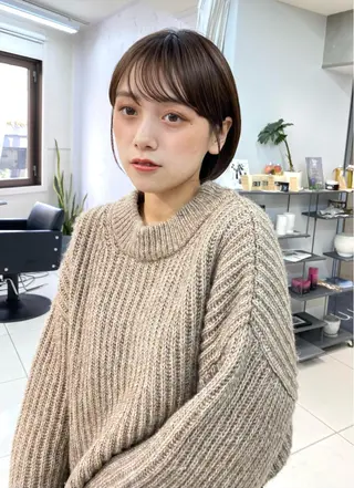 ショート 渋谷  中性ヘア あかりのヘアスタイル