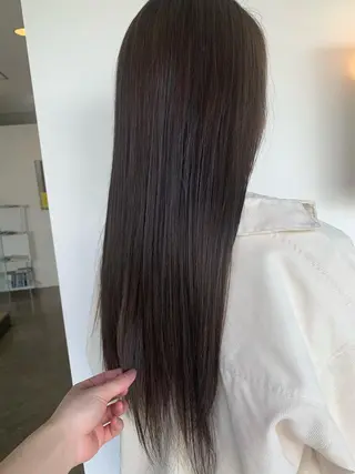 ロング おせ ちさとのヘアスタイル