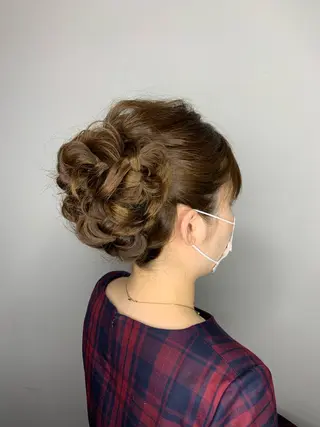 ヘアアレンジ 髪質改善×艶カラー 🌼Haru🌼のヘアスタイル