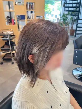 ミディアム カラー ひたちなか╱カラー╱ カラーリスト武田のヘアスタイル