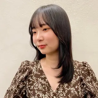 ショート カラー 似合わせレイヤー/ ケアパーマ/高倉のヘアスタイル