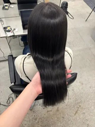 ロング カラー レイヤーカット🎀× 韓国風🇰🇷正源のヘアスタイル