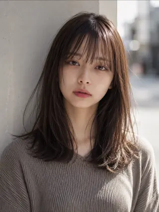 ミディアム カラー ✨毛髪診断で絶対綺麗 ✨美髪艶髪専門✨高浪のヘアスタイル