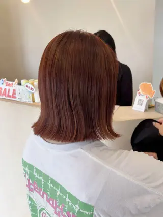 ミディアム 真弓 理沙/艶カラーのヘアスタイル