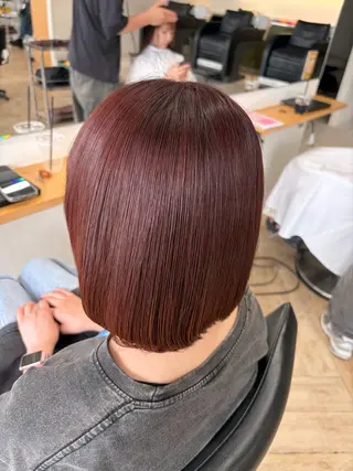 ミディアム カラー カラーモデル募集中/ 万代/古谷優羽のヘアスタイル
