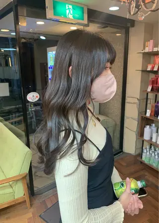 ロング カラー 矢野 晃平のヘアスタイル