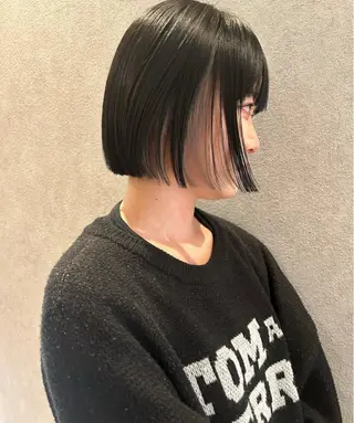 ショート 透明感カラー/ボブ 高野菜瑠のヘアスタイル