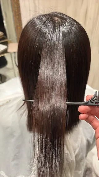 ミディアム 松井 悠希のヘアスタイル