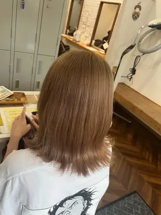 ミディアム 谷川 一貴のヘアスタイル