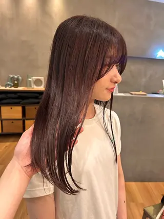カラー ストレート /インナー/はるあのヘアスタイル