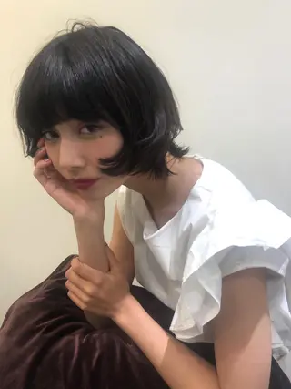 ミディアム 加藤 佑哉のヘアスタイル