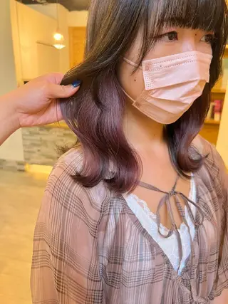 ミディアム LAMP mashiroのヘアスタイル