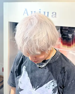 ショート カラー sayuri/心斎橋 /ハイトーンカラーのヘアスタイル