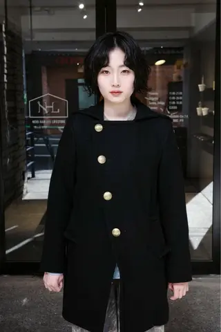 ショート ミウラ ハナキのヘアスタイル