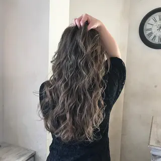 ロング 福原 優介のヘアスタイル