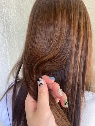 ロング ヘアアレンジ niconail 🧣ayu 📍烏山のネイルデザイン
