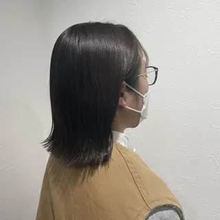 ミディアム カラー shiho .のヘアスタイル