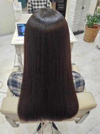 ロング カラー レイヤー×艶髪特化 代表　西村功平のヘアスタイル