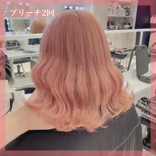 ミディアム カラー ヘアアレンジ メンズ キッズ マツエク・マツパ ブリーチの髪様 MASATOのヘアスタイル