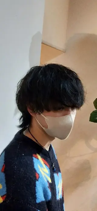メンズ パーマ 安藤 浩樹のヘアスタイル