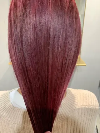 セミロング カラー ボブパーマコテ巻き風 パーマNo1深江秀平のヘアスタイル
