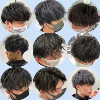 ミディアム カラー パーマ ヘアアレンジ キッズ メンズ特化美容師 aiの眉毛・アイブロウイメージ