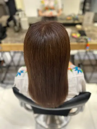 セミロング カラー さ きのヘアスタイル
