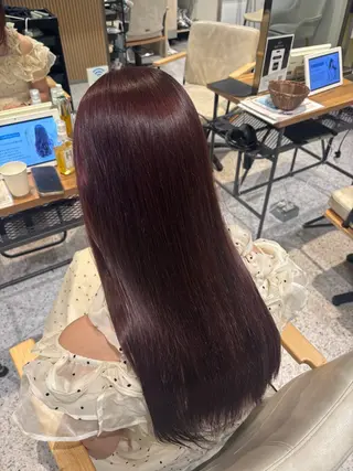 ロング カラー Wカラー/ワンカラー ジュリ❤️‍🔥のヘアスタイル