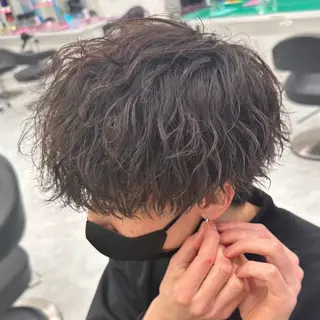 ショート パーマ メンズ ⚡️お値段以上⚡️ RYUKIのヘアスタイル
