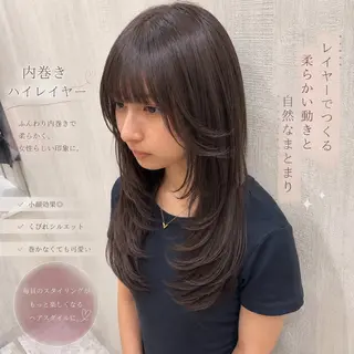 ロング 店長✨レイヤー✖️ 髪質改善✖️韓国ヘアのヘアスタイル