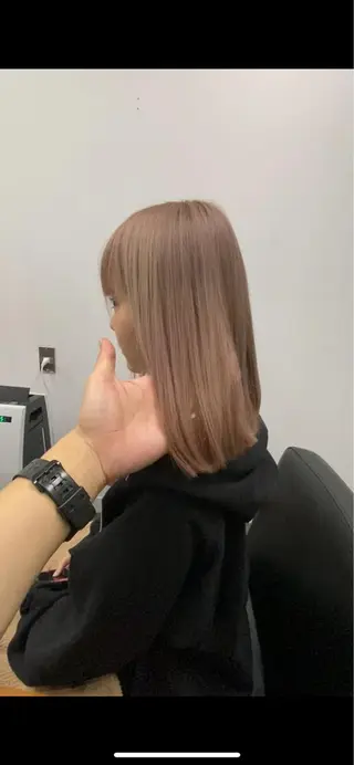ミディアム 平田 広大のヘアスタイル