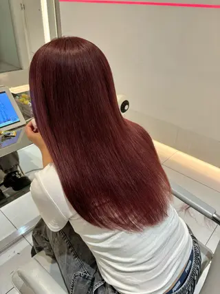 ロング mina🪐立川駅/ 無料ショートカットのヘアスタイル