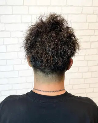 ショート パーマ AMITYメンズ特化 ASUMIのヘアスタイル