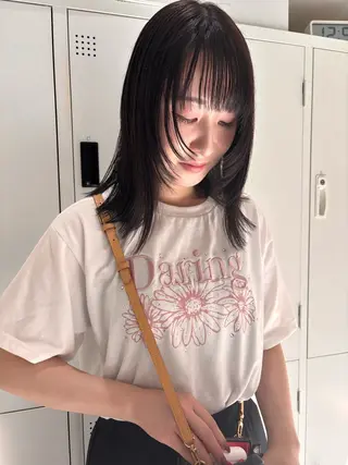 ミディアム kana🍃newi 京橋/透明感カラーのヘアスタイル
