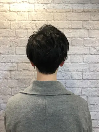 ミディアム 六本木メンズヘア 大橋勇貴のヘアスタイル