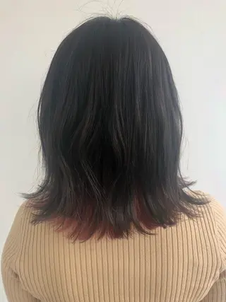 ミディアム 松浦 圭希のヘアスタイル