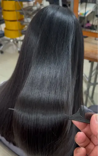 ロング 上木 教司のヘアスタイル