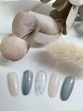 ショート OCEAN nail パラジェル　取扱い店のネイルデザイン