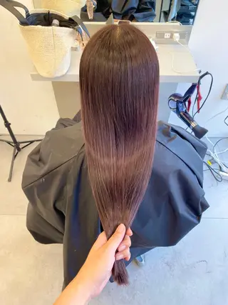 ロング カラー 天野 利咲のヘアスタイル