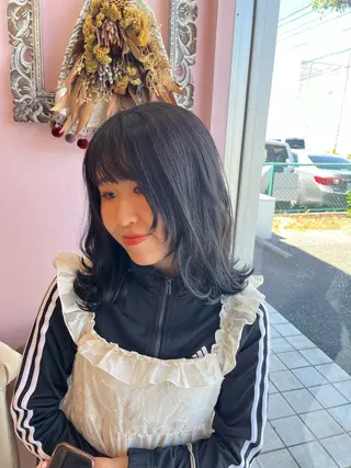 ミディアム ☁️彦坂唯有/ 透明感カラー☁️のヘアスタイル