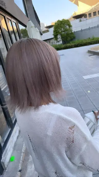 ショート カラー 難波ブリーチカラー 伊藤洋輝のヘアスタイル