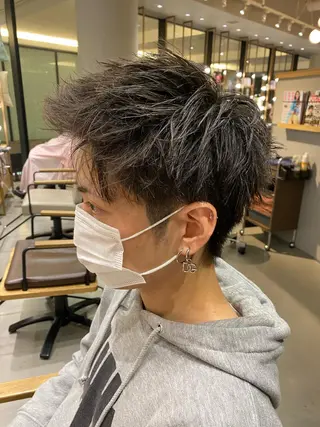 ショート メンズ unopulir 景山　凌のヘアスタイル