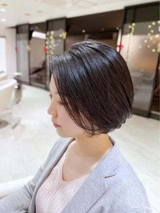 ショート 六丁の目/伊藤 /大人可愛いショートのヘアスタイル